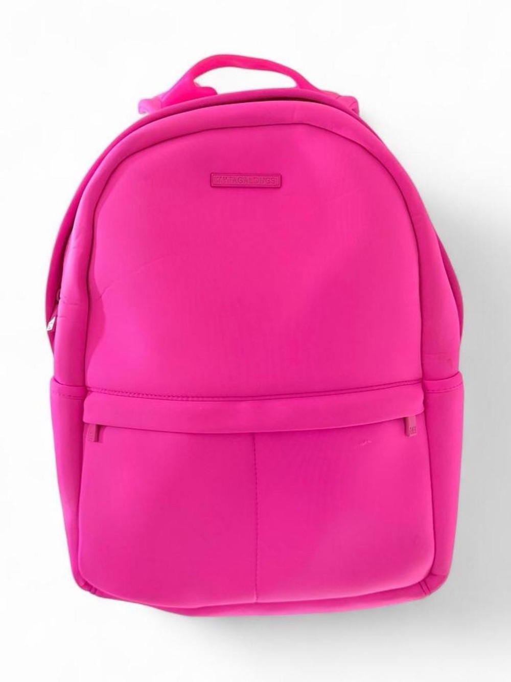 Bright Pink Women's Neoprene Backpack - Modern Everyday Pack